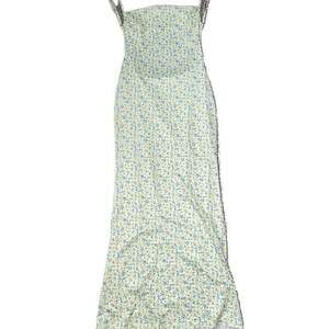 Floral Print Spaghetti Strap Maxi Dress